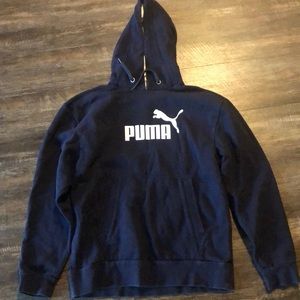 PUMA, Small, Black Hoodie